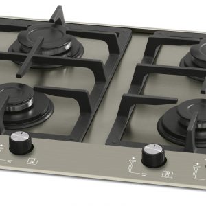 Fogão Cooktop Fischer 4Q PLATINIUM PRIME escovado